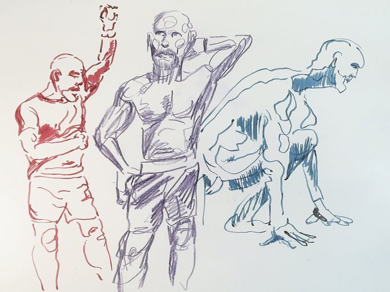 5-minute warmup sketches