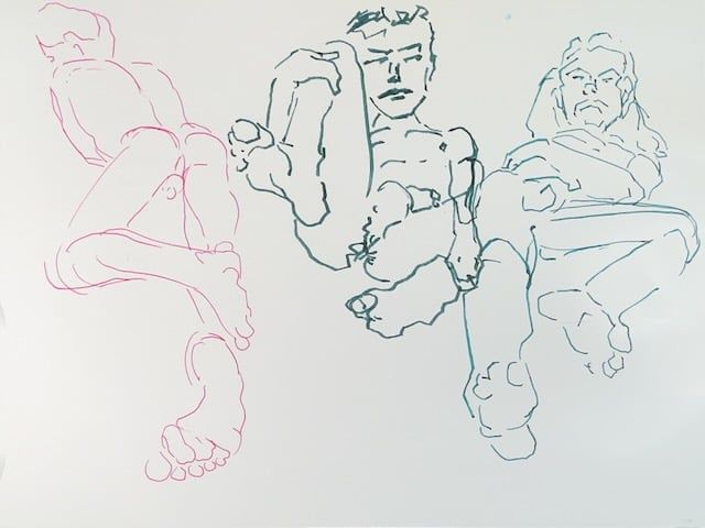 5 minute warmup drawing