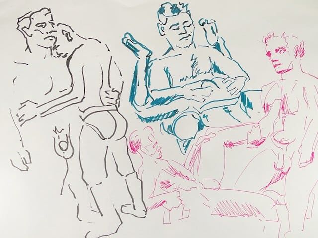 5 minute warmup drawings