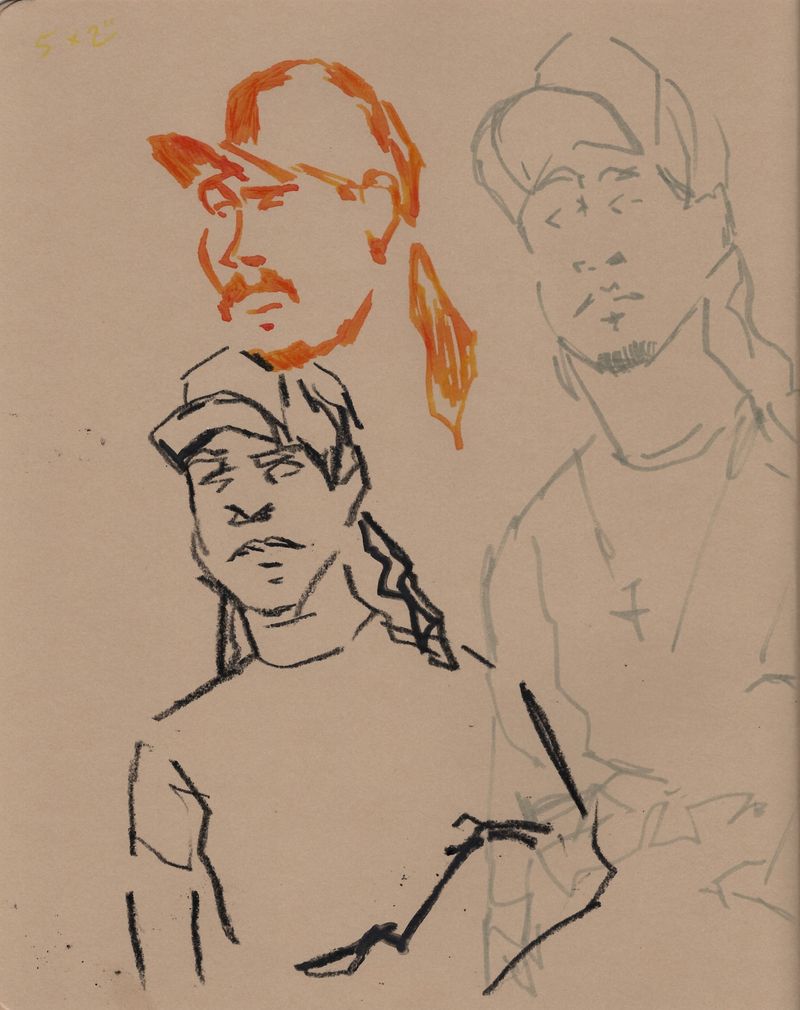 2 minute warmup drawings