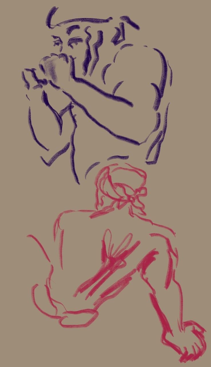 Gesture 2 minute drawings