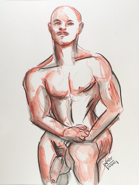 Felipe with one knee bent